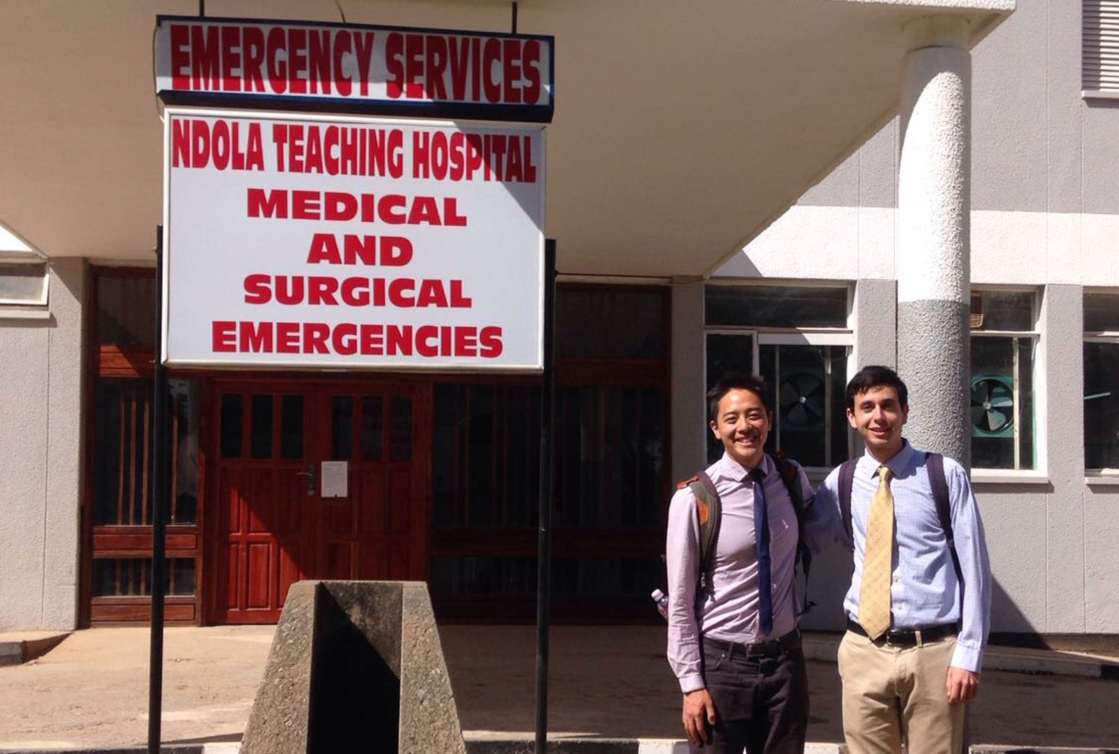 Medical Students David Wang and Darren Sultan