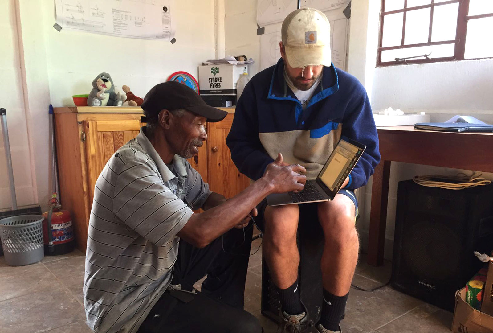 NYU Langone Healthcare Worker Ryan Thompson in South Africa