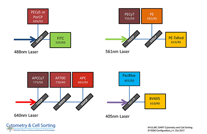 Configuration of the SY3200 Cell Sorter