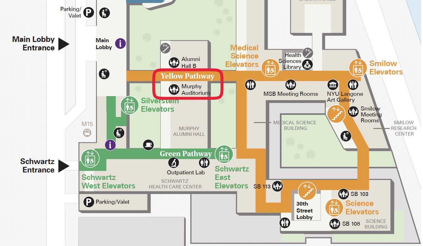 Map of Tisch campus